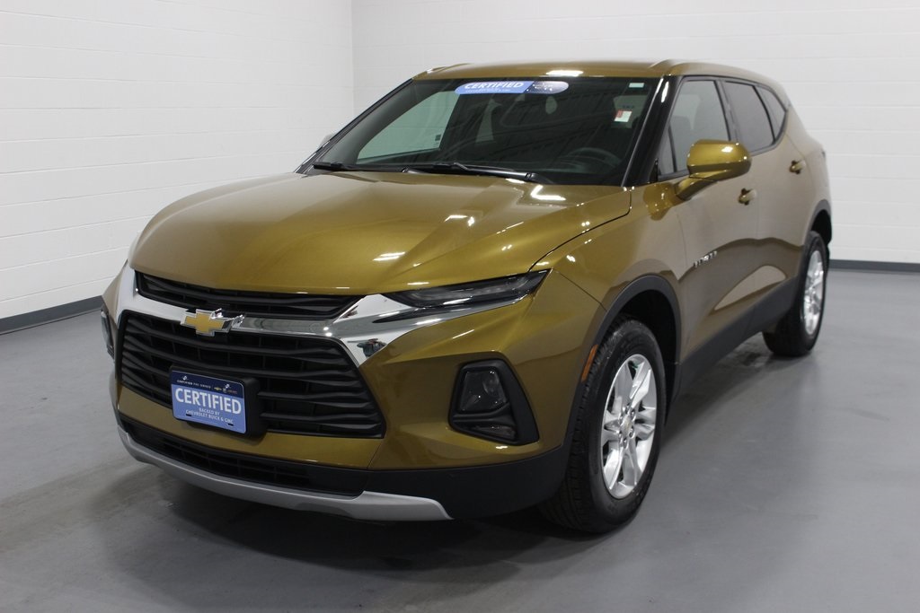Certified Pre-Owned 2019 Chevrolet Blazer Base 4D Sport Utility in Quad Cities #E8737 | Green 
